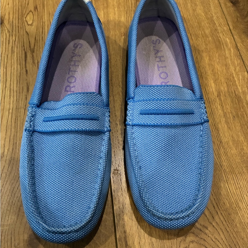 Rothy's Blue Flats Moccasin-Style Loafers